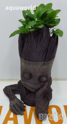 "ПРОМОЦИЯ" Изкуствена Декорация Baby Groot /Грут/, снимка 1
