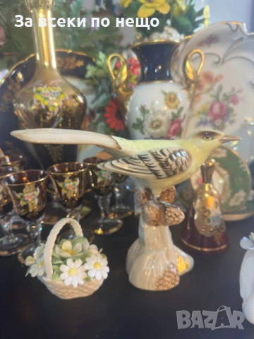 Royal Dux Czechoslovakia Circa 1955 - прекрасна птица Код P2053, снимка 6 - Колекции - 53955646