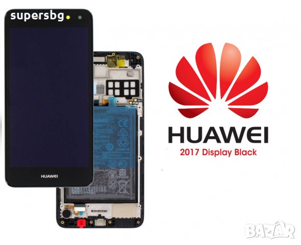 Huawei Y5 2017, Y6 2017, Nova Young / MYA- / Service Pack/ Full Original/ LCD Дисплей+ Рамка+ Батери, снимка 1