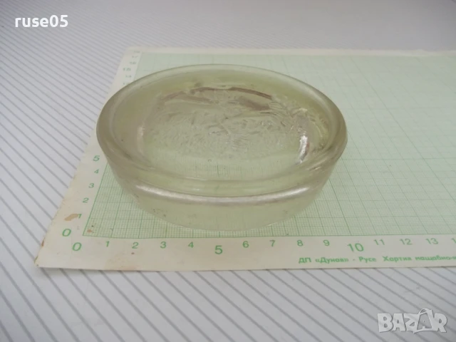 Пепелник стар стъклен, снимка 3 - Колекции - 51239969