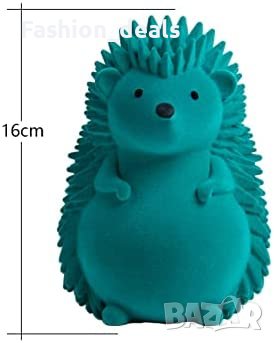 Нова Статуя скулптура на зелен таралеж Фигурка животно Декор стая 16 см, снимка 2 - Декорация за дома - 40754119