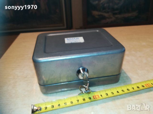 метална каса сеиф кутия с 2 ключа 0303211026, снимка 9 - Колекции - 32022730