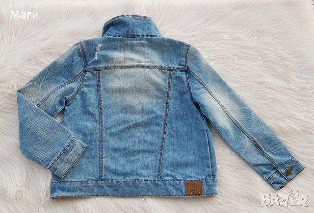 Детско дънково яке 7-8 години, снимка 5 - Детски якета и елеци - 44186127