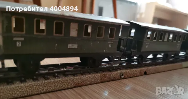 Запазено и действащо колекционерско електрическо влакче Marklin 3, снимка 4 - Колекции - 48810525