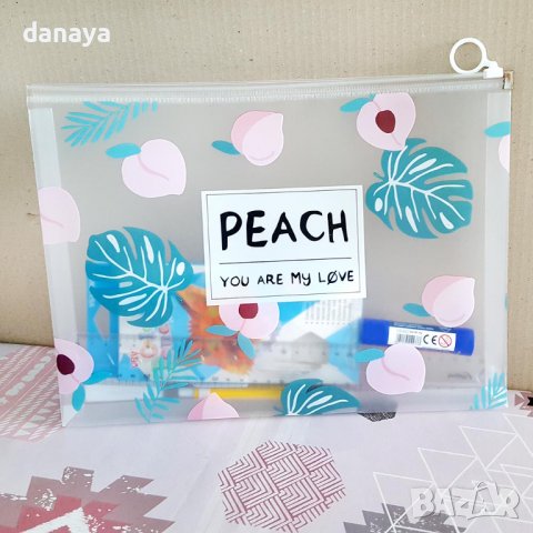 3016 Прозрачна папка с цип, формат A4, цветен принт, снимка 10 - Ученически пособия, канцеларски материали - 37778175