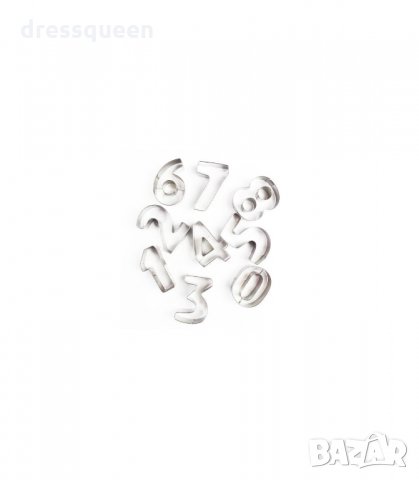 3072 Метални форми за сладки Цифри от 0 до 9, снимка 9 - Форми - 34251403