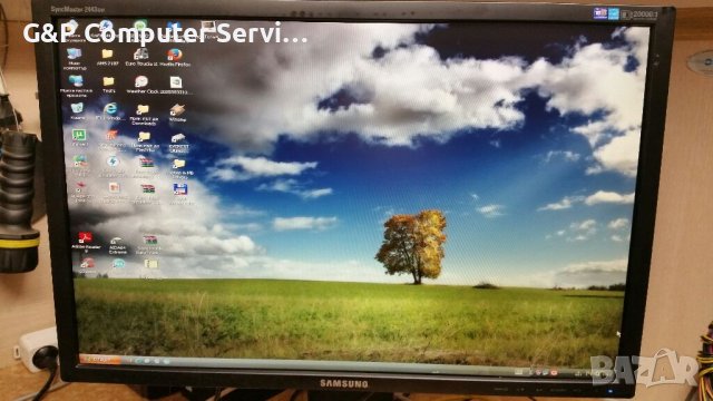 Монитор 24.1" Samsung 2443BW, за РЕМОНТ или за части ...