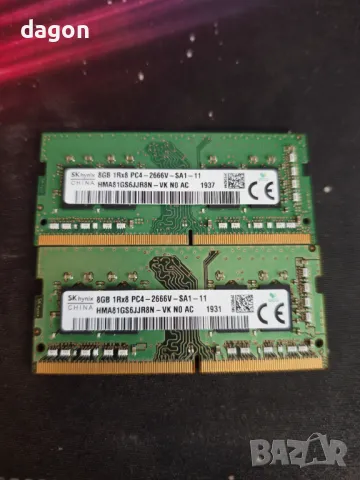 2xSK hynix DDR4 RAMS 8GB 1Rx8 PC4-2666V-SA1-11 DDR4 8GB 2666MHz лаптоп памет 8gb 2666 ddr4