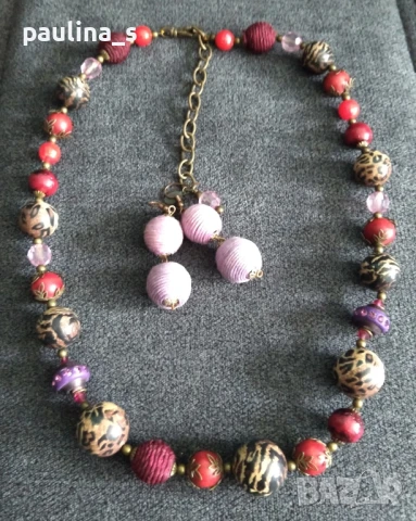 Лот от Шест различни броя / Гердани, чокър и бижутерийни комплекти , снимка 7 - Колиета, медальони, синджири - 37477020