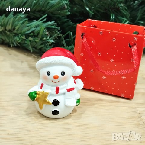 4249 Мини фигурка Снежко в подаръчка торбичка, снимка 6 - Декорация за дома - 42859187
