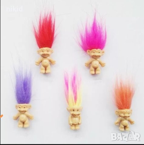 5 бр Трол Тролчета Тролчетата Trolls Пластмасова фигурка фигурки играчки играчка за игра и торта, снимка 5 - Фигурки - 40665180