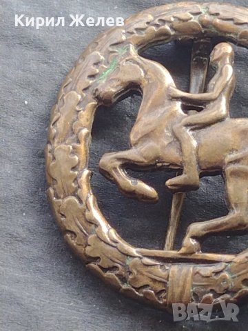 Стара рядка бронзова значка кокарда за КОЛЕКЦИОНЕРИ 39630, снимка 4 - Колекции - 42754563