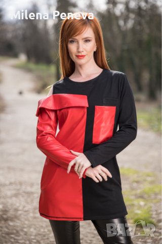 Туника със кожа, снимка 10 - Туники - 44302746