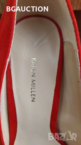 Чисто нови официални червени обувки висок ток Karen Millen EU 40, снимка 8 - Дамски обувки на ток - 38101550