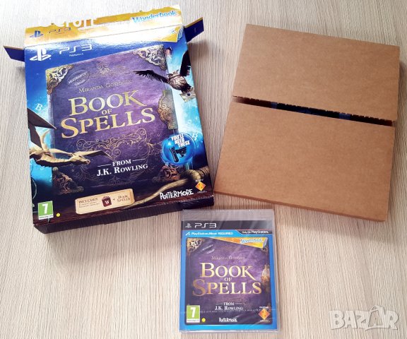 НОВА PS3 Wonderbook: BOOK OF SPELLS Книга + диск PlayStation 3, снимка 2 - Игри за PlayStation - 31395222