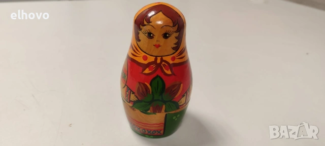 Руски матрьошки 6 части, снимка 3 - Антикварни и старинни предмети - 53364267