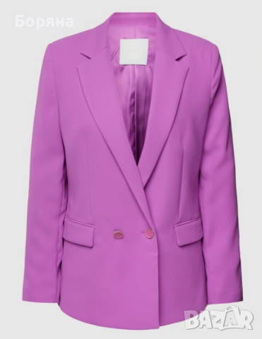 Mango нов с етикет дамски блейзър сако в разкошен цвят орхидея, снимка 12 - Сака - 52815924