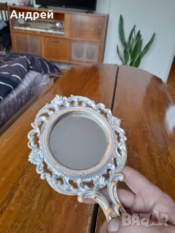 Старо огледало,огледалце #15, снимка 5 - Други ценни предмети - 48441591