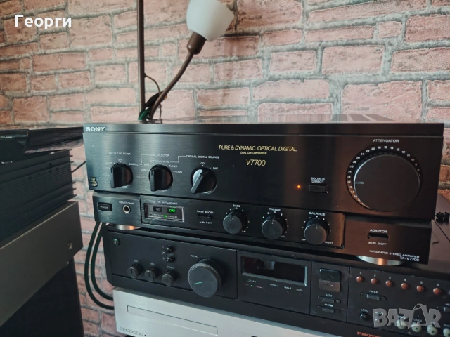 Sony TA-V7700 class A-AB DAC TDA1541, снимка 3 - Ресийвъри, усилватели, смесителни пултове - 54321333
