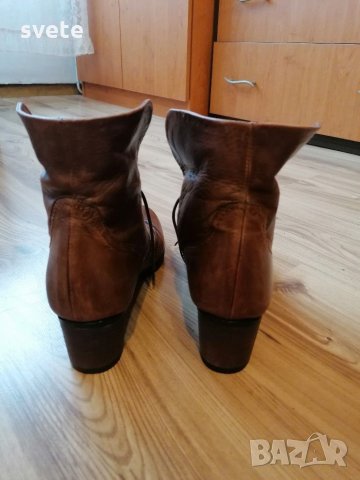 Уникални дамски боти  OTTO KERN, снимка 5 - Дамски боти - 31422150