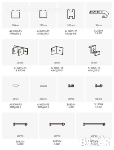 Система за закрепване на соларен панел на балкон, снимка 3 - Други стоки за дома - 42841689