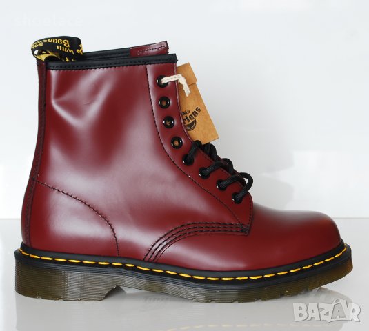 Dr. Martens 1460 Cherry Red, снимка 2 - Дамски боти - 35062574