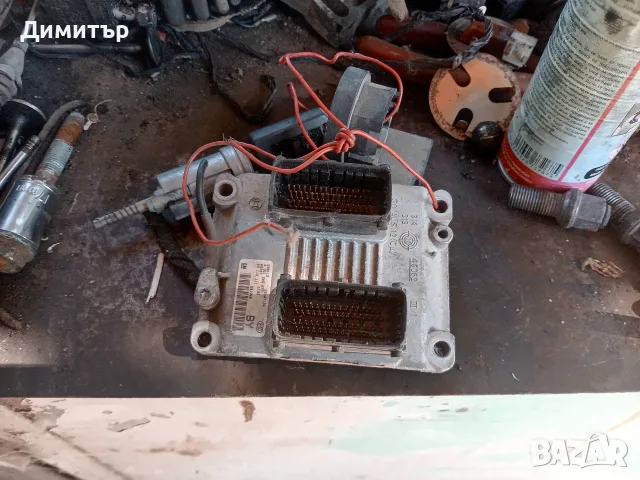 Компютър + Имобилайзер + Ключ За Опел Корса Ц 1.0И 12В 2003г / Opel Corsa C 1.0I 12V 2003y