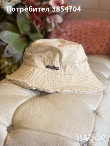 шапка JACQUEMUS Le Bob Artichaut bucket hat, снимка 11 - Шапки - 42685847