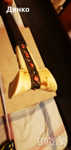 Османски ятаган  19век оригинал. , снимка 2 - Антикварни и старинни предмети - 54284446