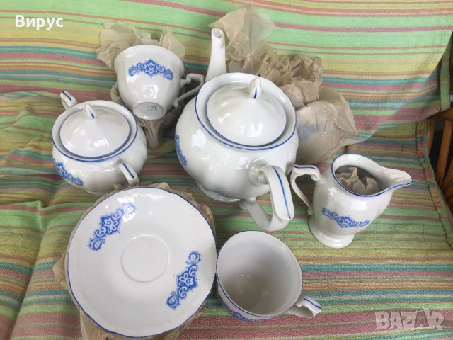 Бг порцелан барок за чай , снимка 2 - Други ценни предмети - 36904027
