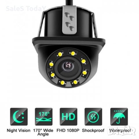 Камера за кола, за задно виждане, 8 LED диода, 12V, , снимка 5 - Аксесоари и консумативи - 37079578