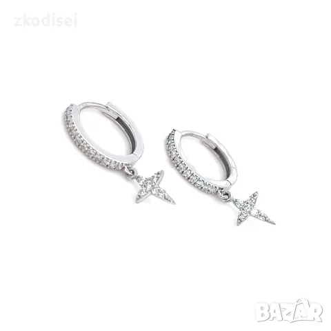 Златни обеци с диаманти 0,40Ct. чистота:SI модел:42903-1