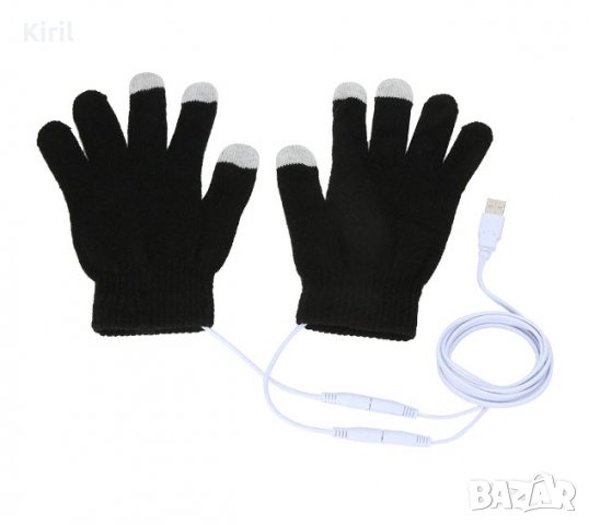  USB нагревателни ръкавици  Зимни електрически нагревателни ръкавици , снимка 4 - Ръкавици - 35245802