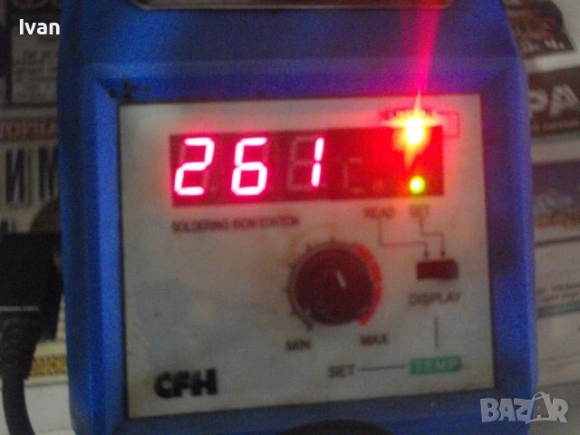 Профи Станция Запояване CFH/Поялник-400W Старо Качество/Руски Поялник 50-100W/Трансформаторен KL808/, снимка 5 - Поялници и запояване - 40572008