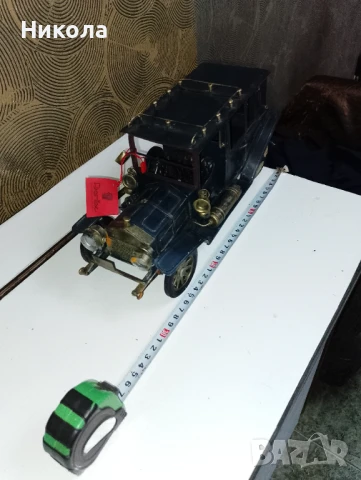 Метална ретро кола-30см, снимка 2 - Колекции - 51349274