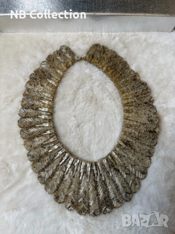 Стар мънистен накит , снимка 6 - Антикварни и старинни предмети - 52666561