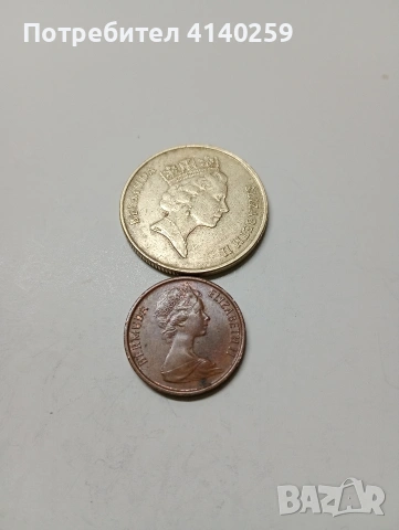 БЕРМУДА МОНЕТИ 1 ЦЕНТ 1975 Г 1 ДОЛАР 1996 Г , снимка 4 - Нумизматика и бонистика - 53092742