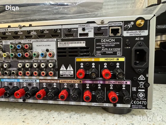 Denon AVR-X4100 пълен комплект , снимка 14 - Ресийвъри, усилватели, смесителни пултове - 48325840