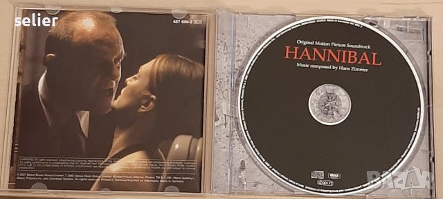 HANNIBAL-MUSIC HANS ZIMMER Оригинален диск ,немско издание 2001г Отлично състояние на диска  Цена-20, снимка 2 - CD дискове - 40658605