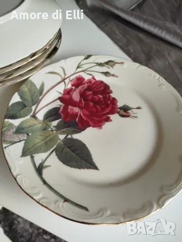 Комплект от 6 бр. порцеланови чинии , снимка 1