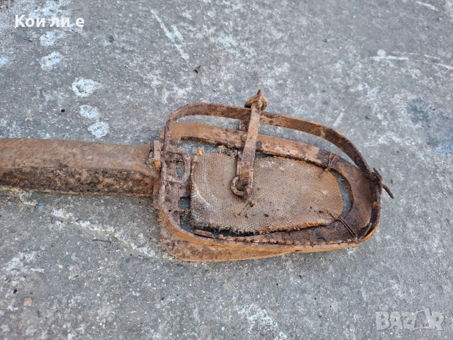 стар кован капан , снимка 4 - Антикварни и старинни предмети - 54361433