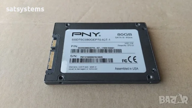 SSD PNY EP7011 80GB SATA 6.0Gb/s 