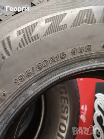 4бр.зимни гуми 195/80/15 Bridgestone, снимка 6 - Гуми и джанти - 56334710