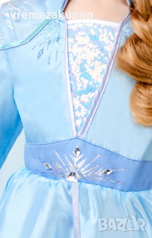Рокля на Елза от Замръзналото кралство 2, снимка 4 - Детски рокли и поли - 34880323