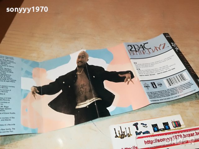 2PAC BETTER DAYZ 2810221942, снимка 2 - Аудио касети - 38485325
