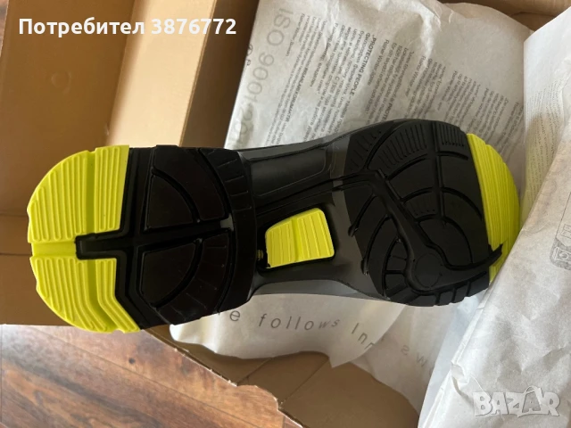 Работни обувки UVEX, номер 45, снимка 5 - Маратонки - 51002385