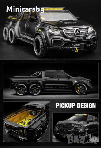 Метални колички: Mercedes-Benz Monster X-Class 6X6 (Мерцедес-Бенц Монстър Х клас), снимка 12 - Колекции - 31146540