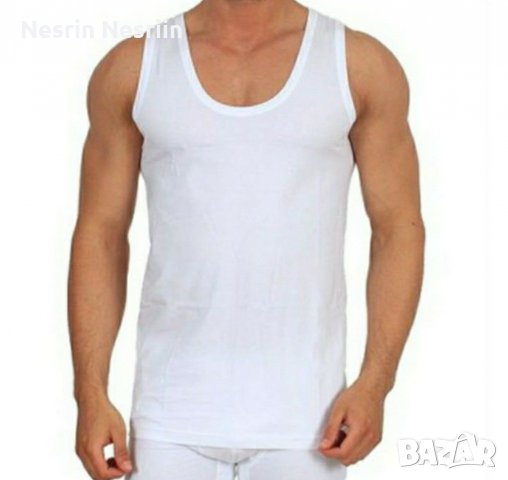 Мъжки  памучни потници 