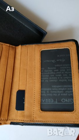 Продавам портфейл марка Gino Ferrari нов, хоризонтален естествена кожа, с копче., снимка 6 - Портфейли, портмонета - 31459076