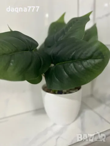 Красиво изкуствено растение в саксия, Cozevdnt, зелено, снимка 12 - Изкуствени цветя - 50433765